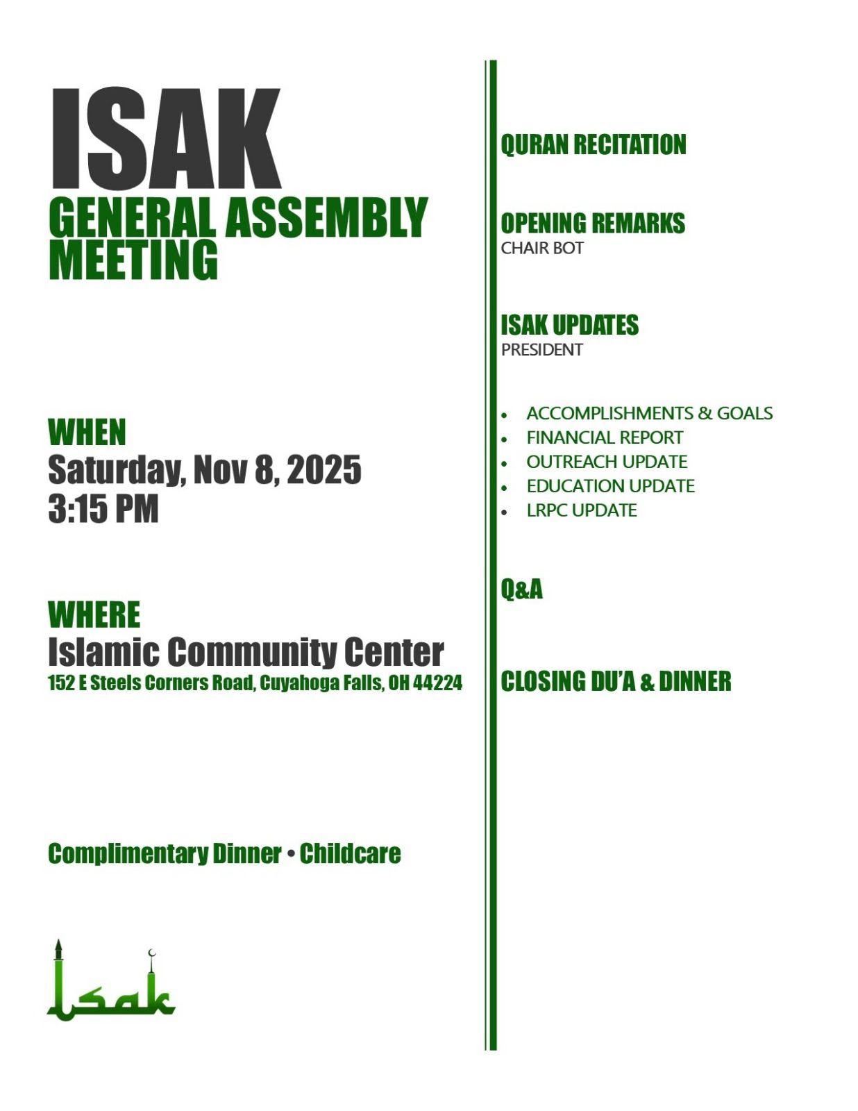 General Assembly Meeting