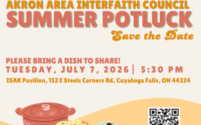 Akron Area Interfaith Council Summer Potluck